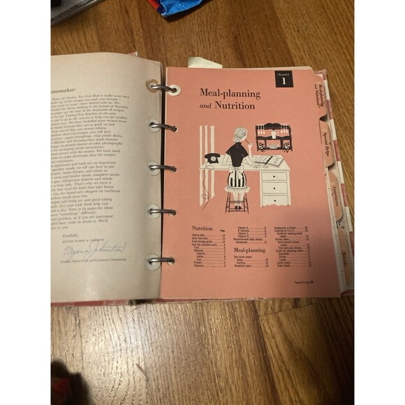 Vtg 1953 Better Homes & Gardens New Cook Book 5-Ring Binder 1st edition - Picture 4 of 16